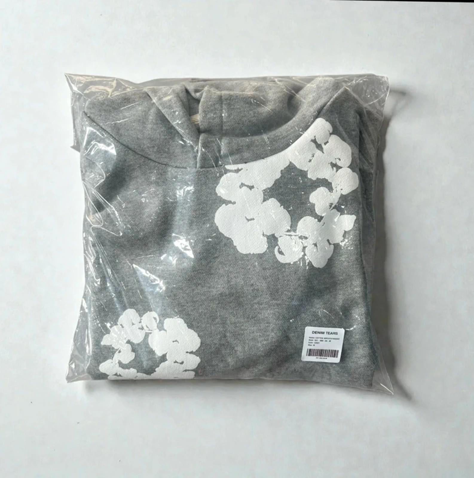 Denim Tears Cotton Wreath Hoodie Grey