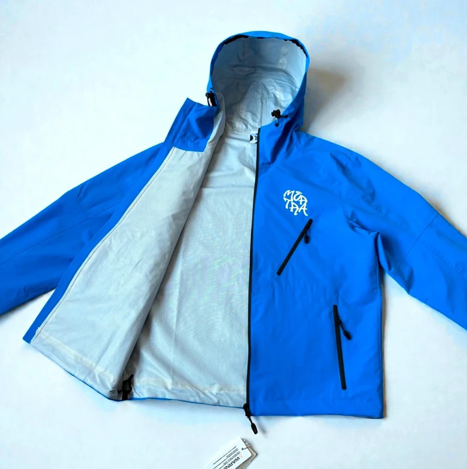 Mertra Water Reactive Windbreaker Blue