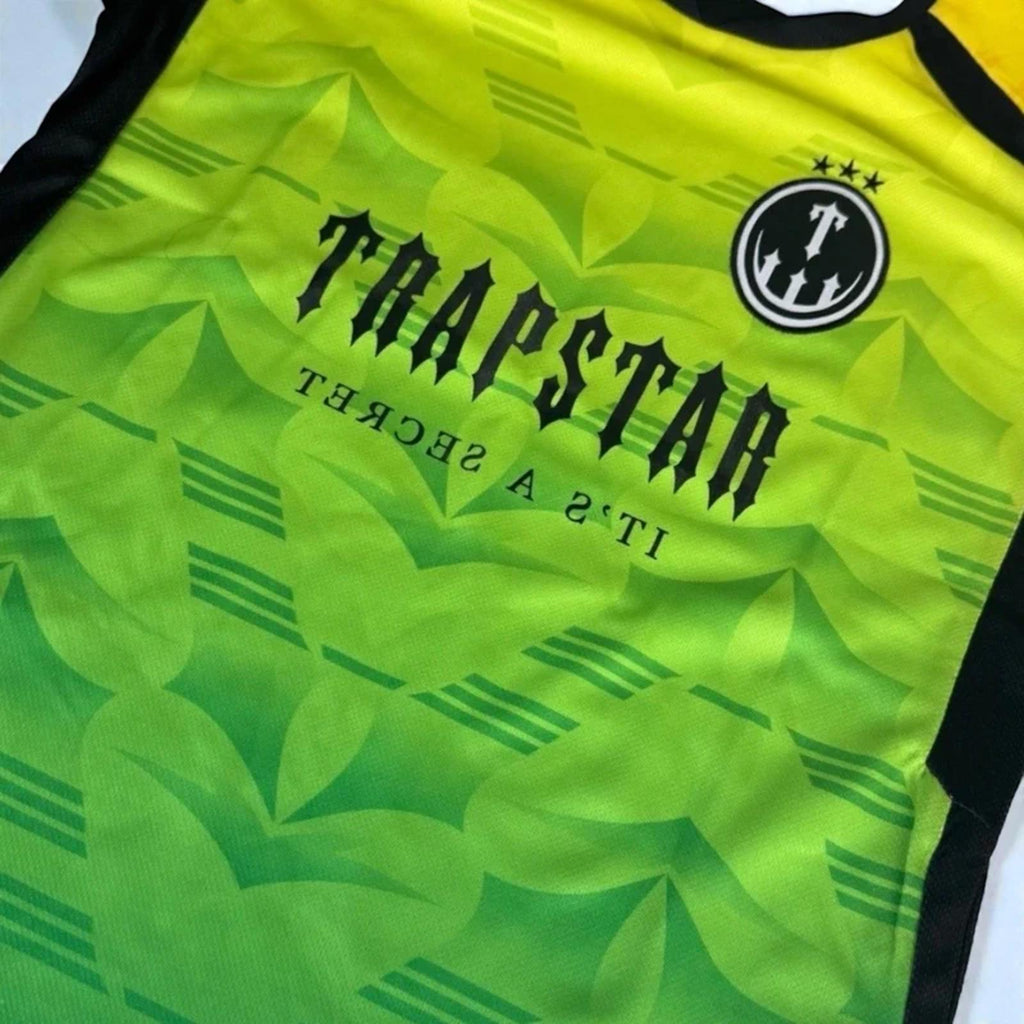 Trapstar Carnival Edition Football Jersey Green